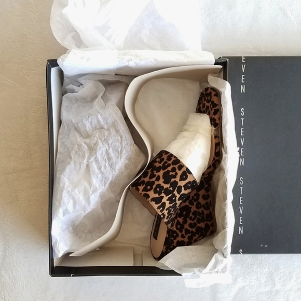 Steven New York Roxy Leopard Wedge ⭐️⭐️ - Picture 5 of 8